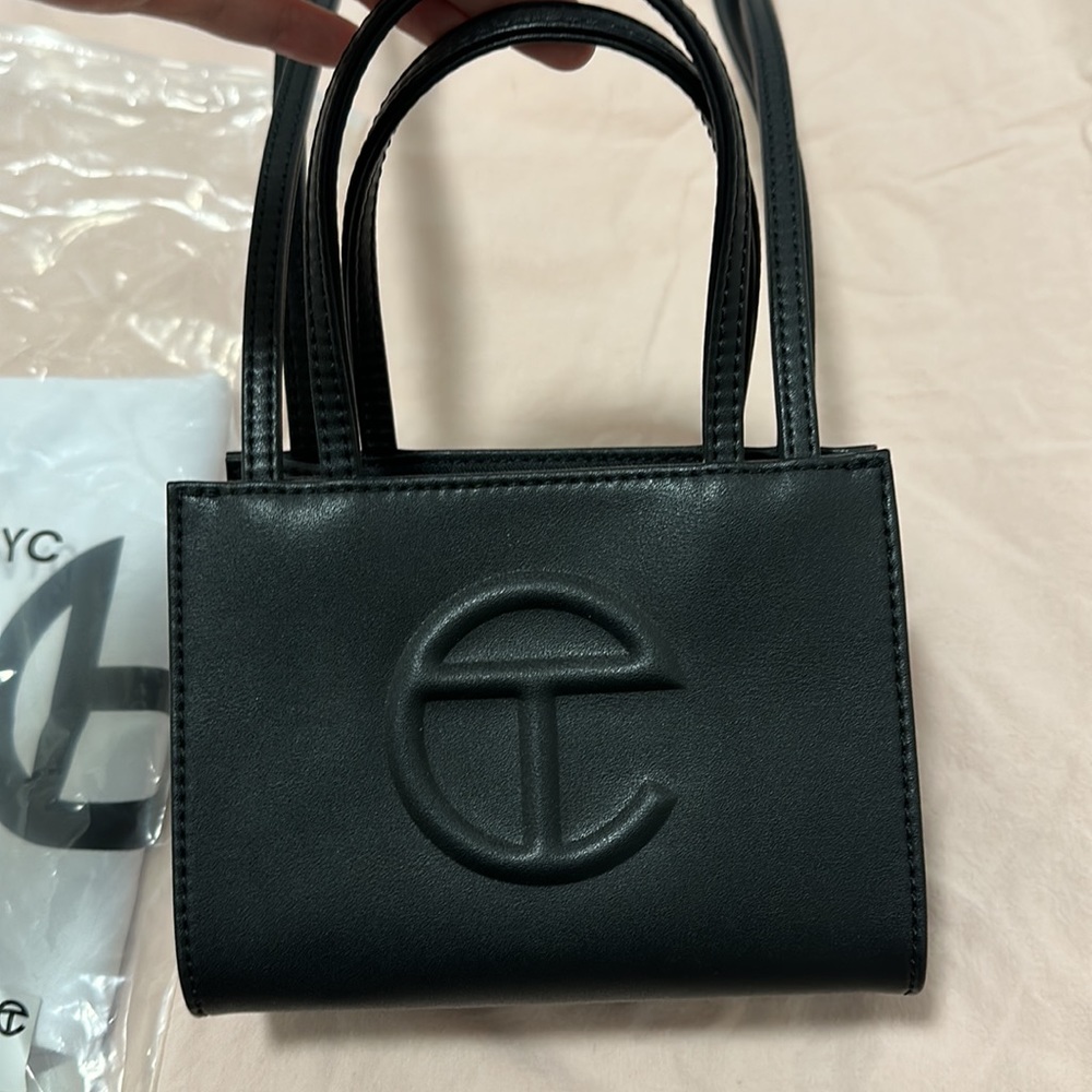 Telfar Small Black Shopper
